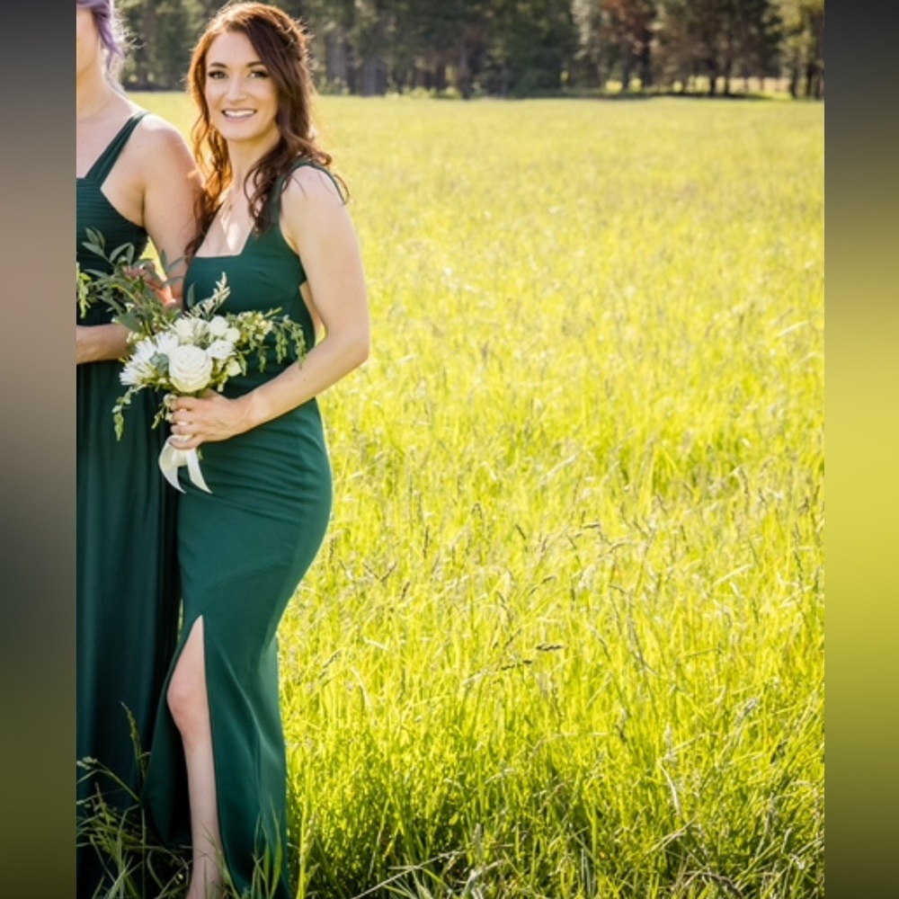 Forest Green Formal Dress